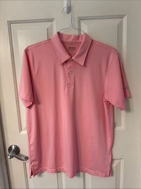 Brooks Brothers Pink Striped Performance Polo